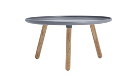 Tablo tables large grey frontview on a white background